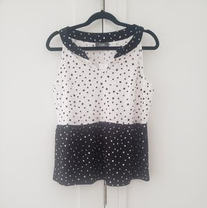 NEW Eyelet Polka Dot Top